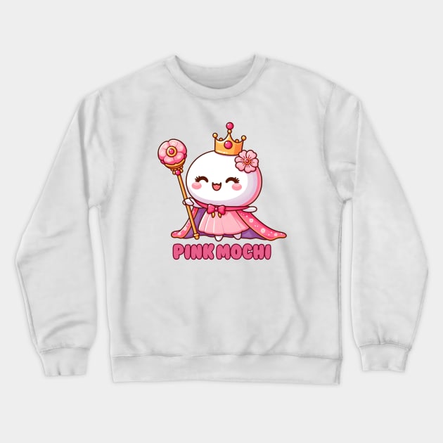 Kawaii Mochi Princess Crewneck Sweatshirt by PunnyBitesPH